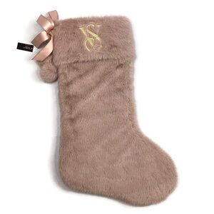 Victoria’s Secret Large Faux Fur Christmas Stocking NEW!